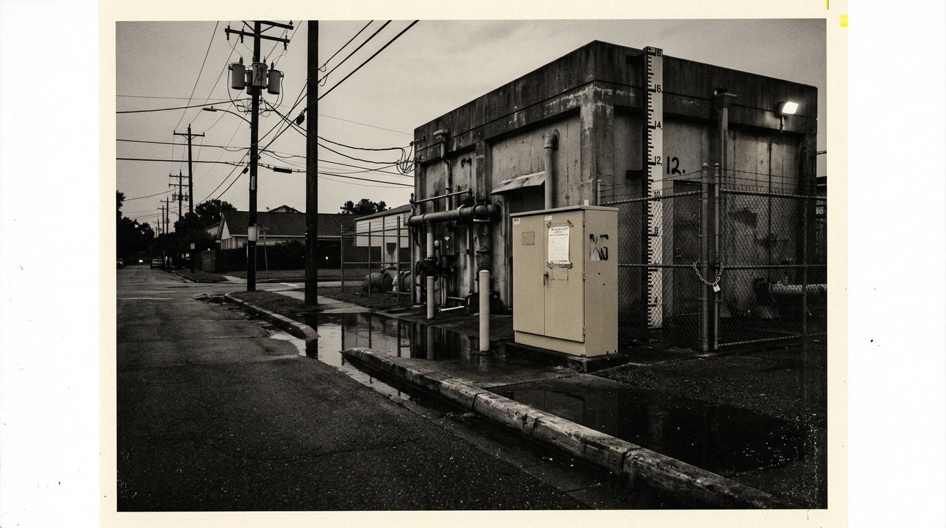 Visual reconstruction of present-day service infrastructure in New Orleans